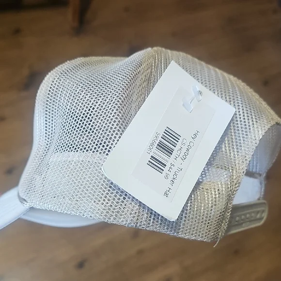 OTTO Beige Trucker Hat with Black Text - Picture 2 of 4